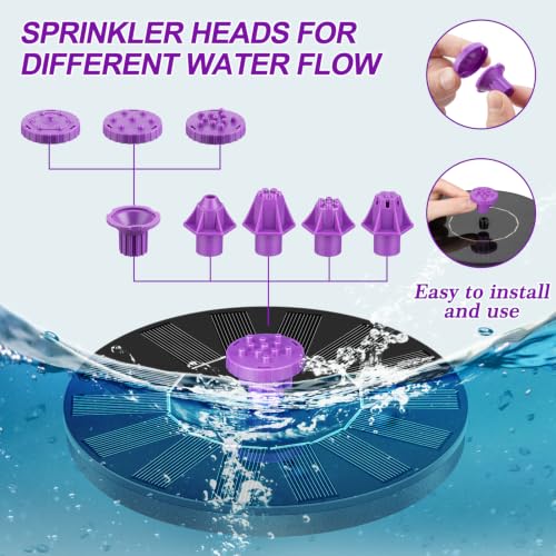 Solar Bird Bath Fountain Pump