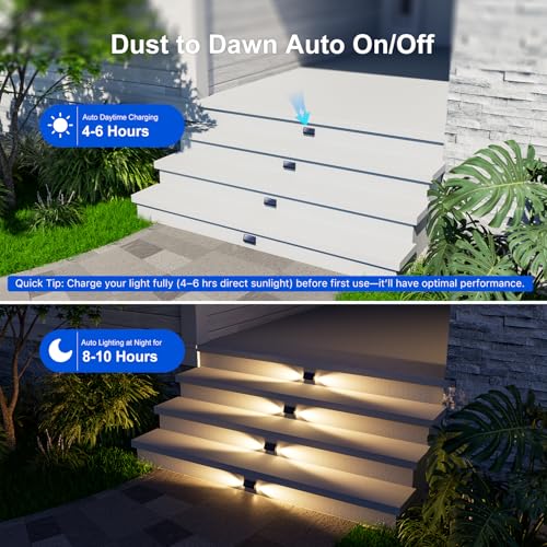 12 Pack Solar Deck Stair Lights (12 Count)