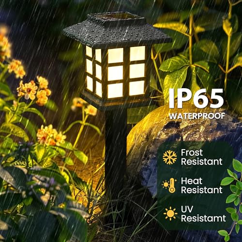 Solar Lights Outdoor Waterproof 12 Pack (12 Count)