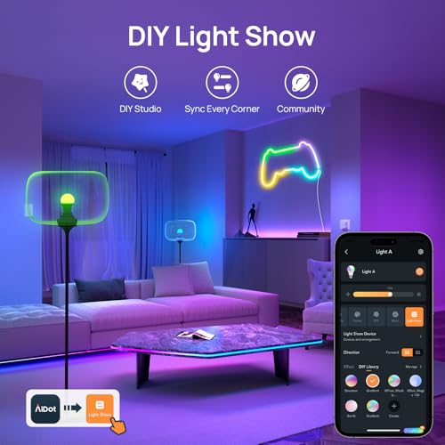 Matter BR30 Smart Light Bulb (2 Count)