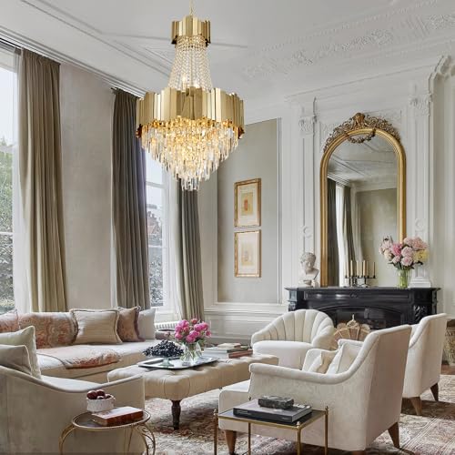 Gold Crystal Chandeliers