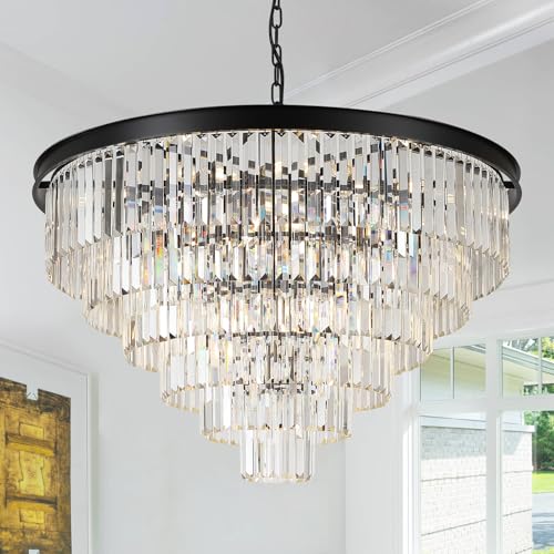 35" Large Crystal Chandeliers 6
