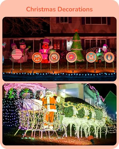 Halloween PAR38 LED Flood Orange Light Bulbs Dimmable 4 Pack (4 Count)