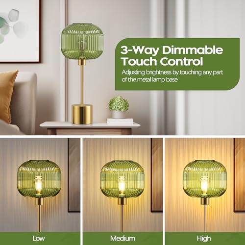 Glass Table Lamp for Living Room