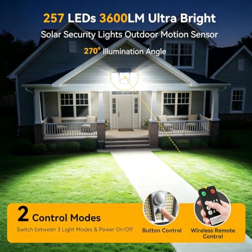 Solar Flood Lights 3600LM