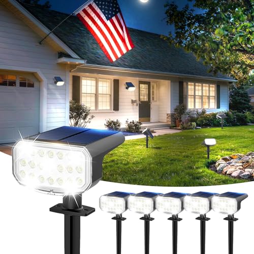Solar Spotlights Outdoor Waterproof with Focus Beam