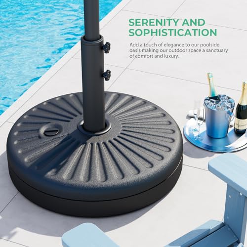 81.5lb Max Capacity Outdoor Patio Umbrella Base