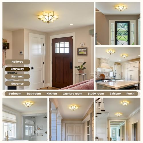 Star Brass Vintage Ceiling Light