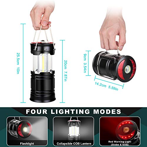 4 Pack Camping Lanterns Camping Essentials Tent Lights Camping Accessories (4 Count)