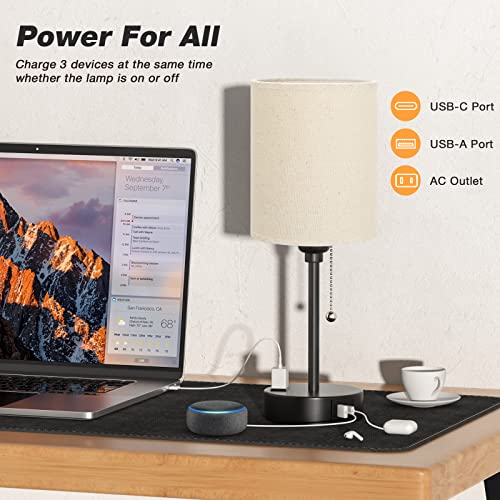Small Bedside Table Lamp for Bedroom