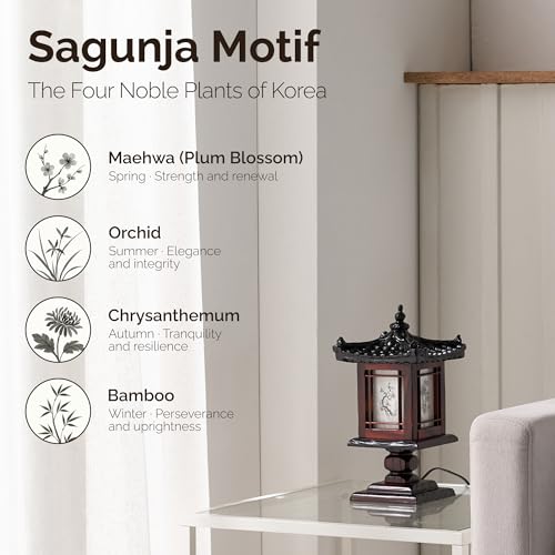 Traditional Korean Wood Lamp