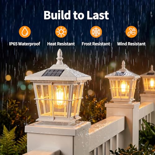 Solar Post Cap Light 2pack (2 Count)