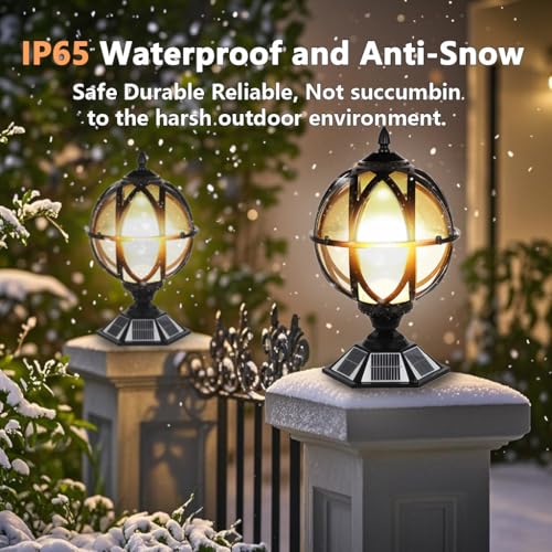 Solar Remote Post Lights for Outdoor