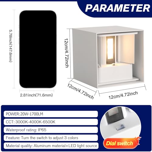LED 20W Outdoor Wall Lights Exterior
