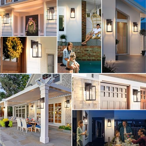 Outdoor Wall Light Fixtures (2 Count)