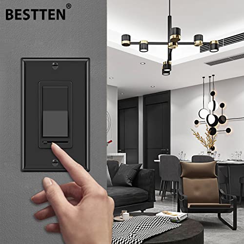 6PK Dimmer Wall Light Switch (6 Count)