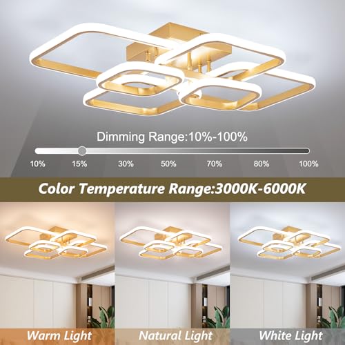 31.5" Modern LED Ceiling Light 6