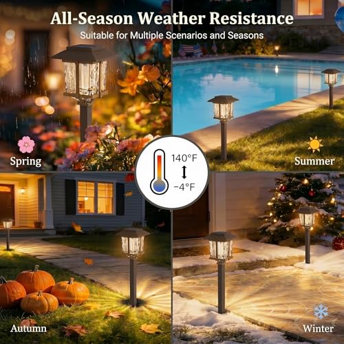 Solar Outdoor Lights Waterproof 6 Pack (6 Count)
