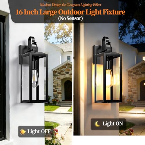 16'' Outdoor Wall Lights 2 Packs (2 Count)