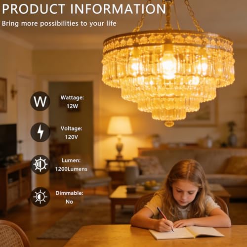 E26 LED Bulb 12W Warm White 3000K LED Bulbs (4 Count)