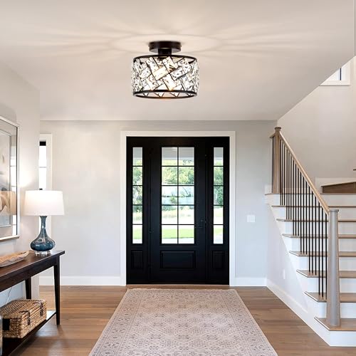 Crystal Ceiling Light Fixture