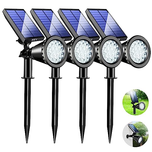 800 Lumens Solar Spot Lights Outdoor (4 Count)
