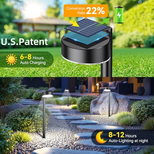 12 Pack Solar Pathway Lights Outdoor (12 Count)