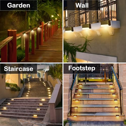 Solar Deck Lights Outdoor (20 Count)