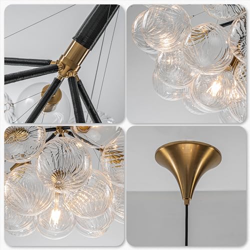 Bubble Ball Glass Chandelier