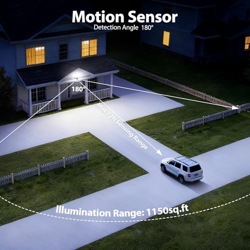 70W 7000LM Security Lights Outdoor