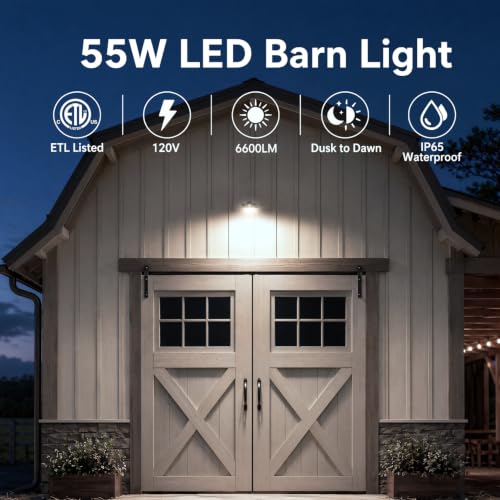 55W 6600LM LED Barn Light
