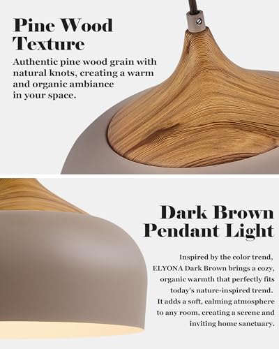 12" Japandi Pendant Light