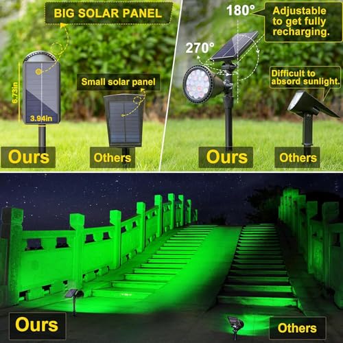 Solar Spot Lights Outdoor (2 Count)