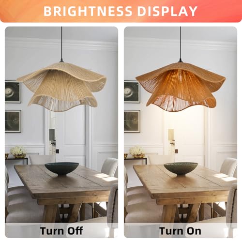 Pendant Light for Foyer Hallway Woven Pendant Lighting
