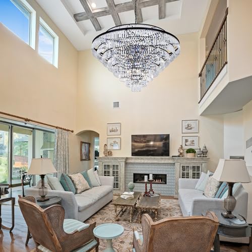 Large Crystal Chandelier