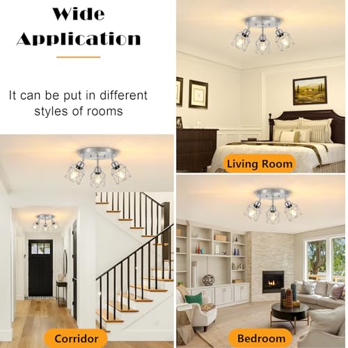 Kitchen Flush Mount Ceiling Light