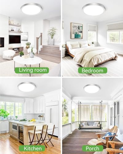 LED Ceiling Light Brushed Nickel