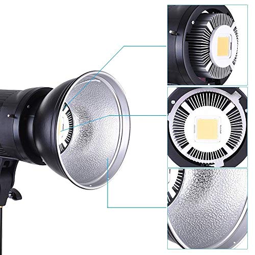 SL 60W Kit with Softbox and 2.8M Stainless Steel Light Stand LED Video Light 5600K Studio Continuous Lamp Bowens Mount Wirelessly Adjust Photo Lights for YouTube