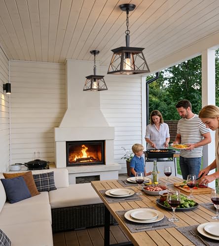 Farmhouse Hanging Pendant Light Fixture