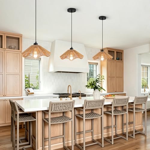 Boho Rattan Pendant Light