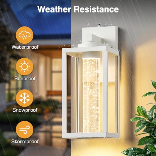 White Outdoor Wall Lights