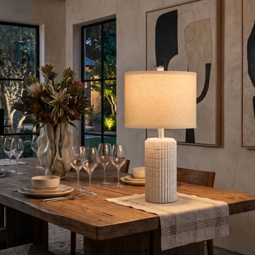 21'' Stone Like Table Lamp with Gift Box