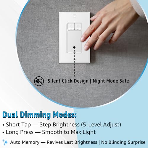 Dimmer Switch for LED Lights (2 Count)