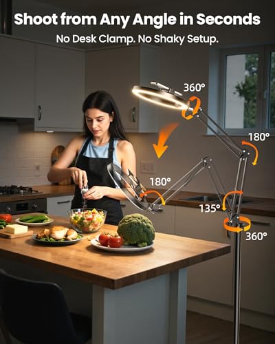 Ring Light with Stand Tripod for iPhone