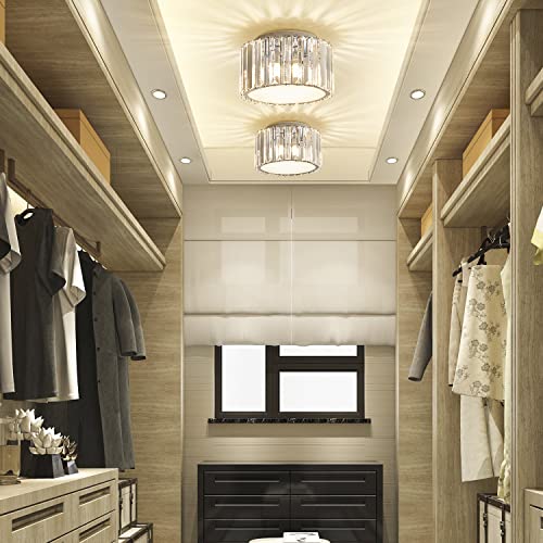 Modern Crystal Ceiling Light Fixture