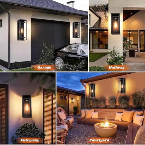 4 Pack 18inch Outdoor Wall Light Fixtures (4 Count)