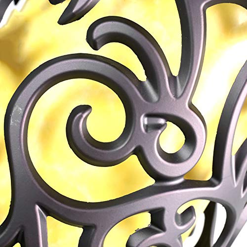 Creative Cylinder Exterior Rainproof Pillar Light Traditional E27 Landscape Waterproof Outdoor Column Lamp Street Post Lanterns Patio Villa Garden Balcony Gate Street Lighting with Marble