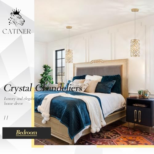 Gold Crystal Pendant Light