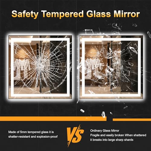 LED Bathroom Mirror with Light