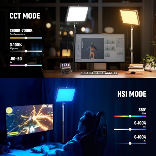 GL25C LED RGB Streaming Key Light